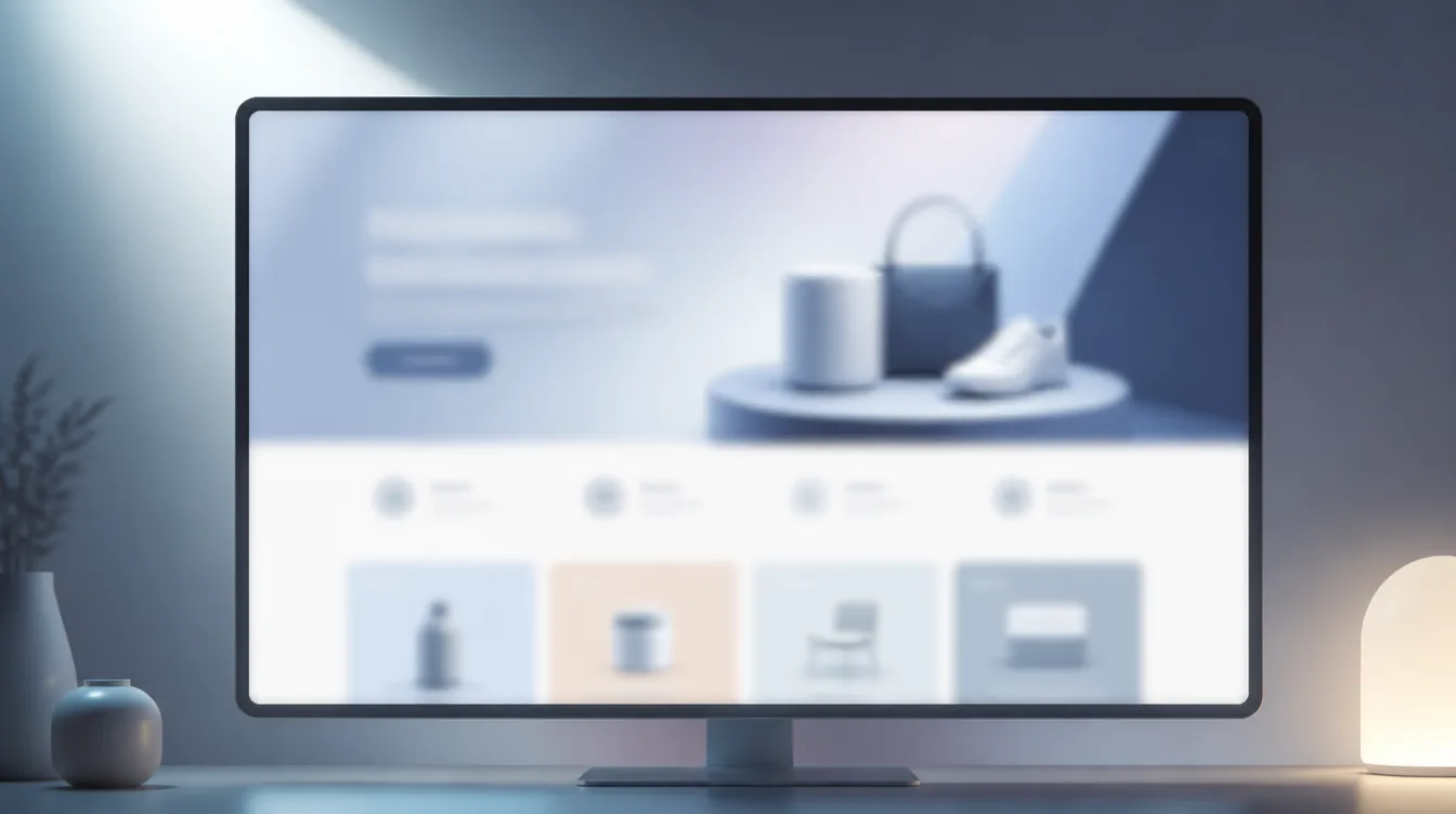 AI Max: Unscharfer Monitor mit weichem Licht