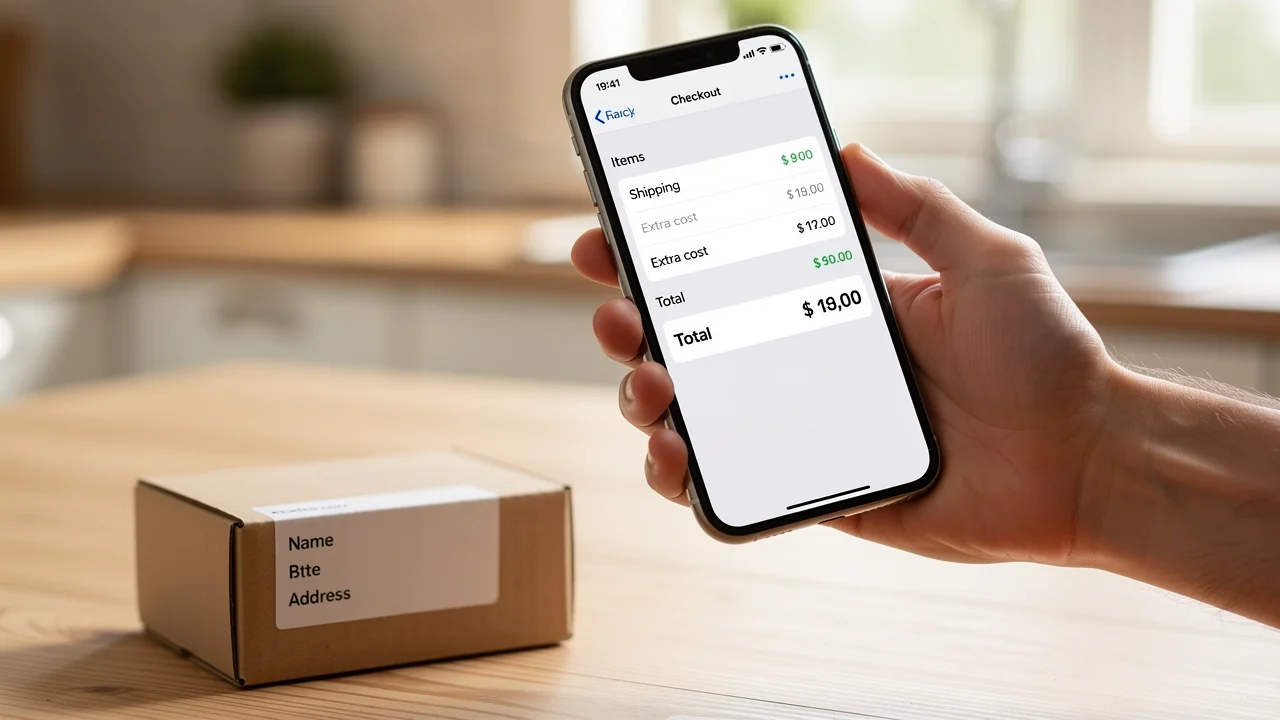 Warenkorb Handling Fee Checkout