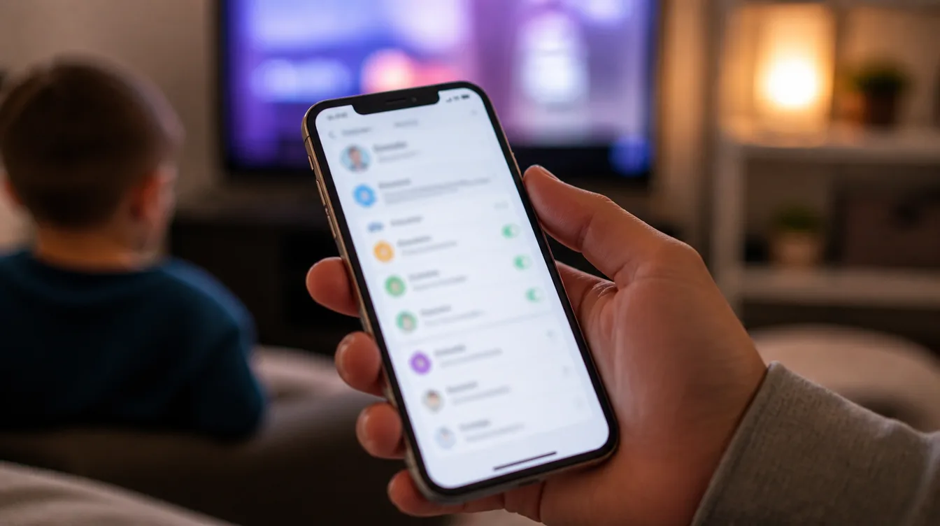 Elternhand Smartphone Account-Settings