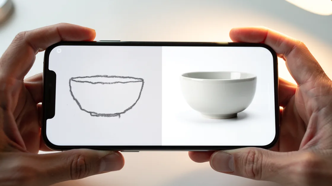 Sketch Produktfoto ChatGPT Bilder