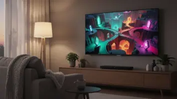 Eine Person spielt ein ruhiges Puzzle-Abenteuer auf einer PS5.