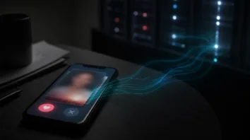 Smartphone mit Werbeanzeige als Symbol für die Datenverarbeitung, für die Xandr in Norwegen bestraft wurde
