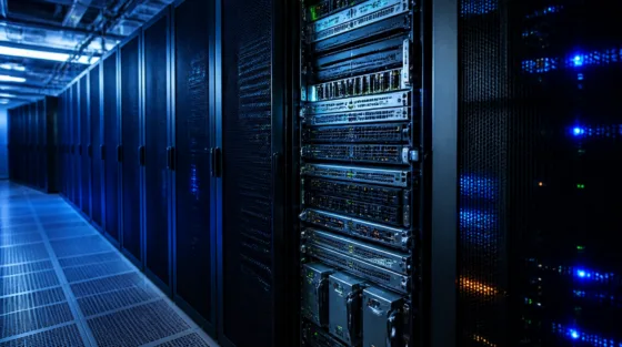 Serverschrank mit KVM-Hosts, deren Kernel wegen PwnEscape aktualisiert werden muss