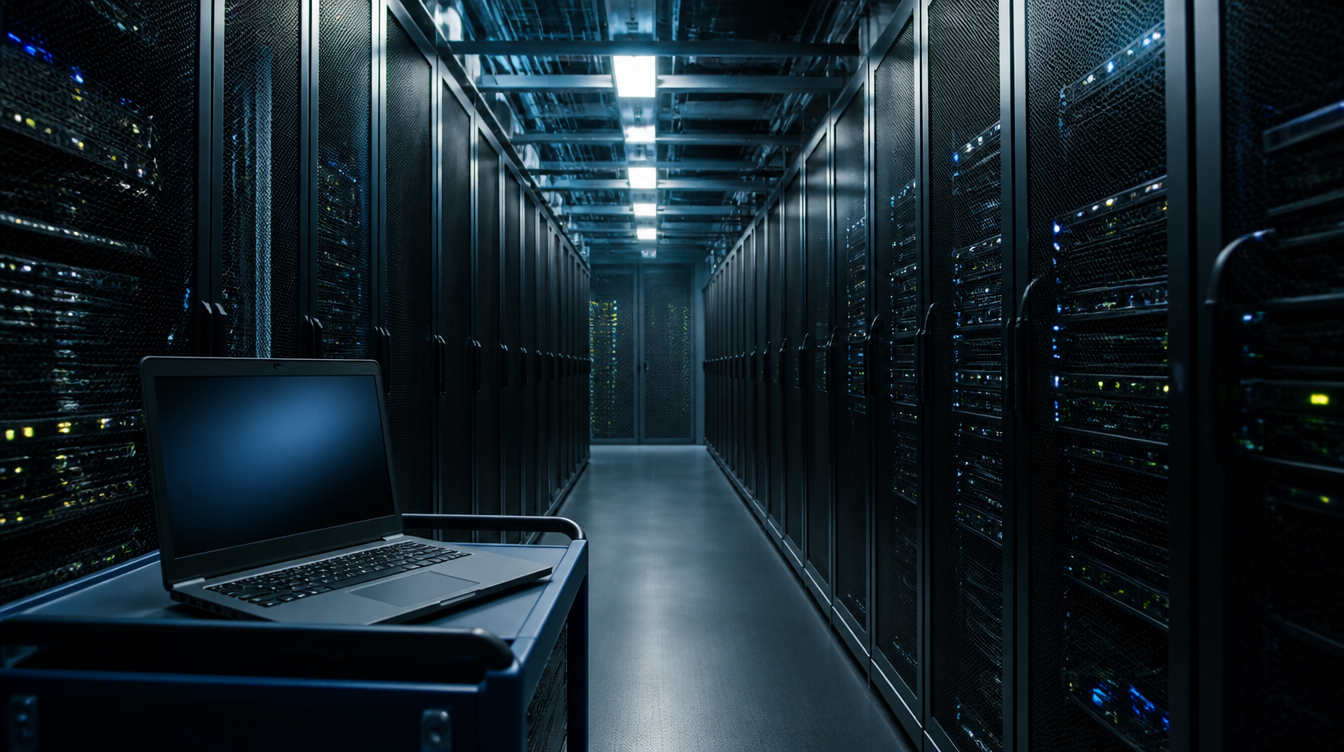 Serverraum mit Linux-Systemen, auf denen die Kernel-Lücke Fragnesia geschlossen werden muss
