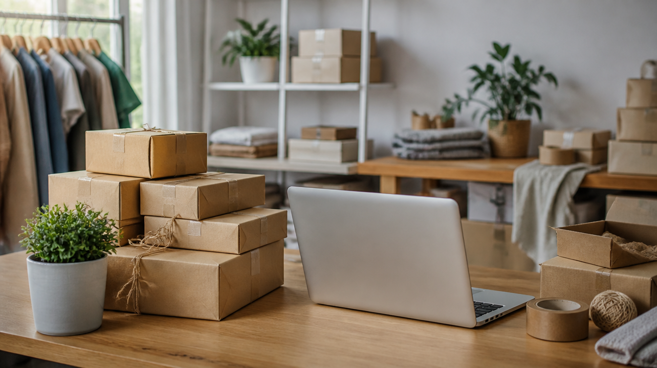 Smartphone mit Shopping-App als Symbol für den Aktionsplan von Temu