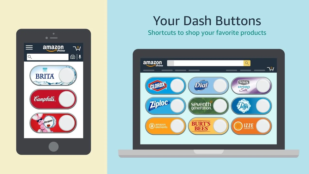 Amazon Dash Buttons Smartphone - Dash Buttons: Amazon bringt die Bestellknöpfe virtuell aufs Smartphone