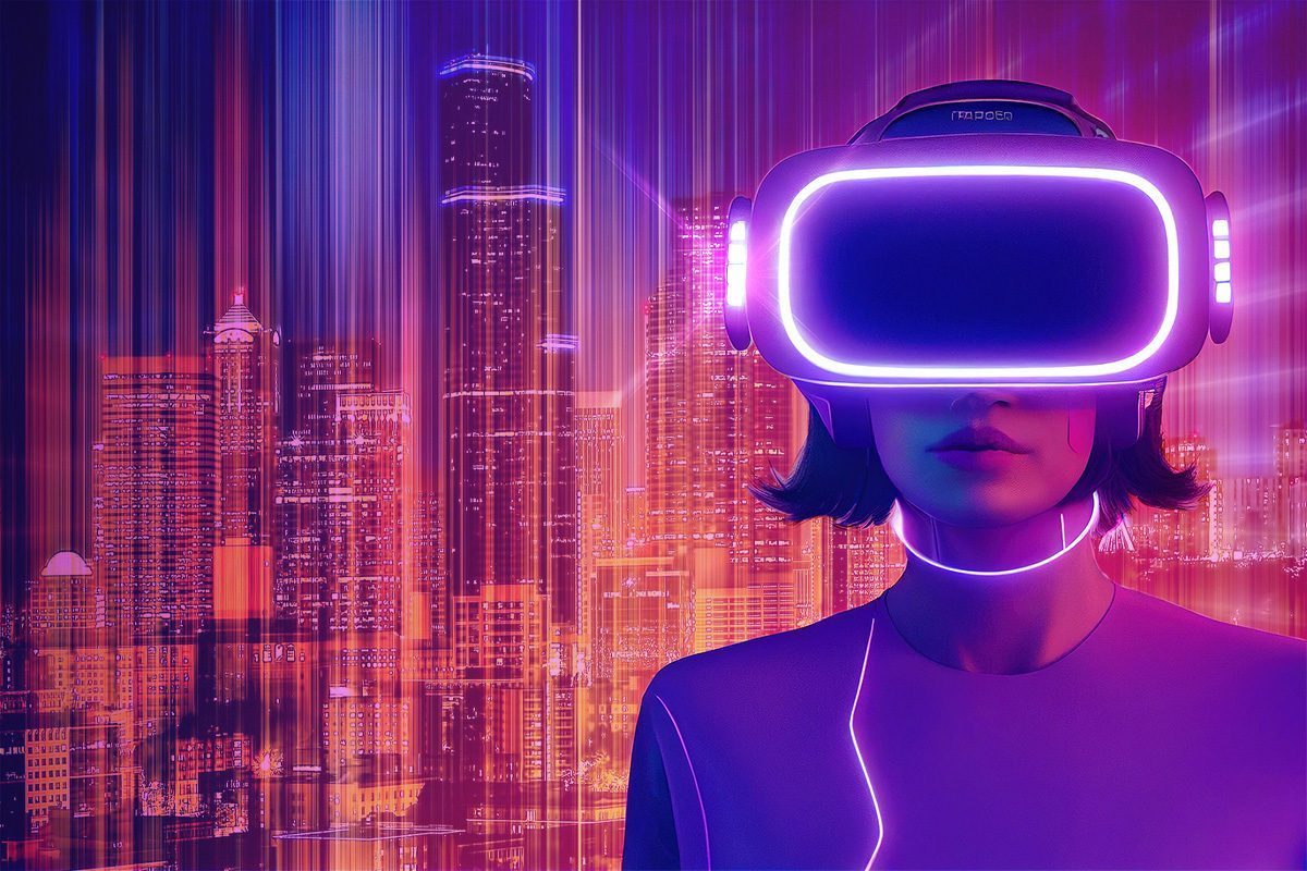 Augmented Reality AR Verbindung Von Realit t Und Technologie Dm