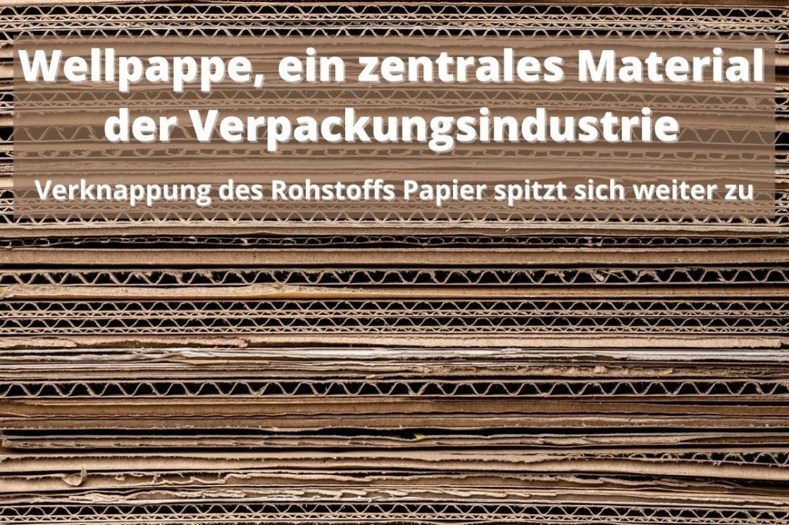 Wellpappe-Material-Verpackungsindustrie