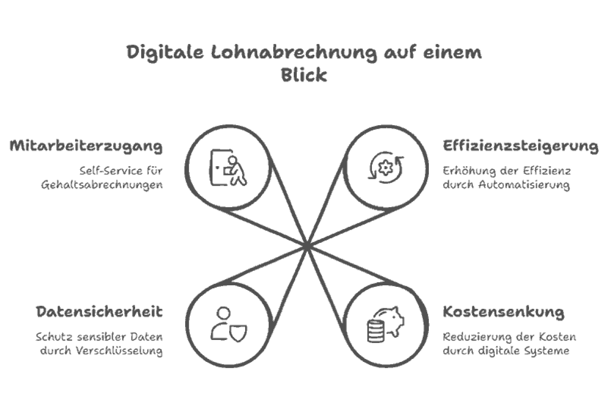 digitale Lohnabrechnung