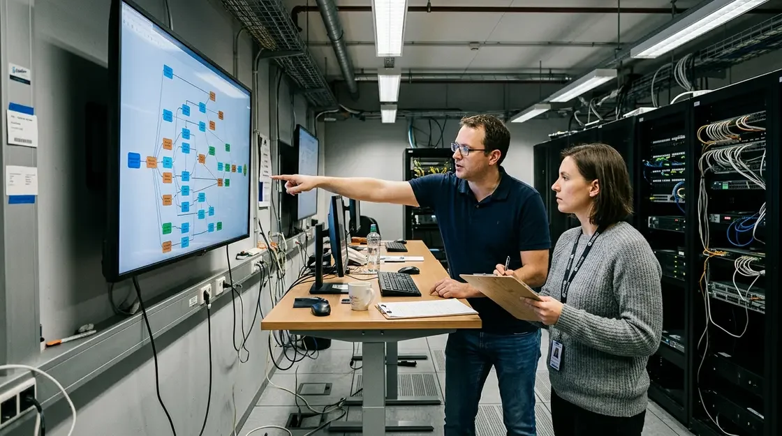 MCP, API-Integration – Enterprise-Architekten analysieren einen MCP-basierten Multi-Agenten-Stack auf einem Monitoring-Monitor