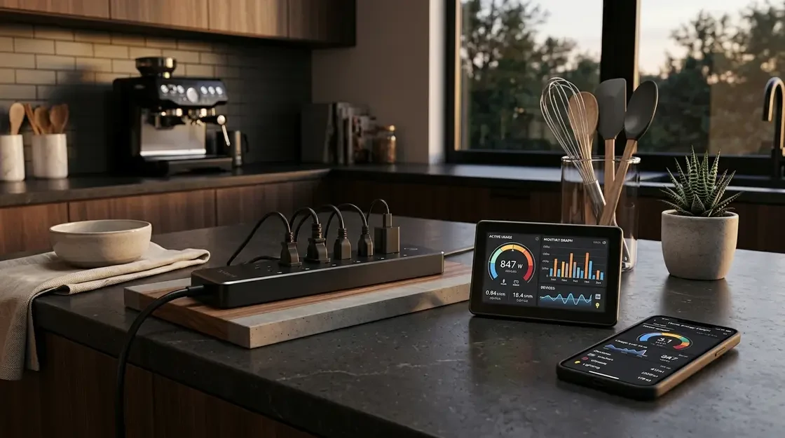 Smarte Steckdose und Strommessgerät zum Strom sparen im Haushalt